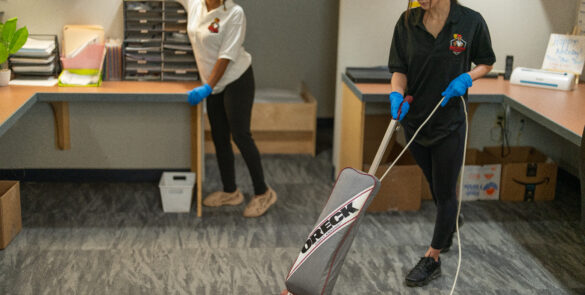 cleaning method for floors